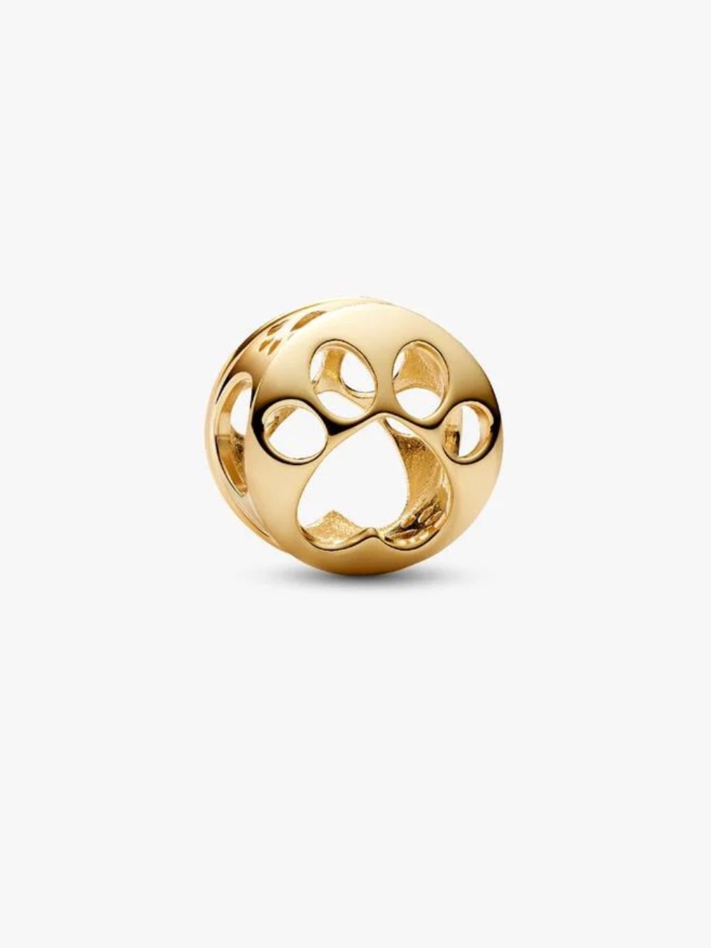 Pandora Openwork Paw Charm Gold